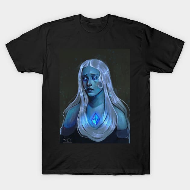 Blue Diamond T-Shirt by Squeefox